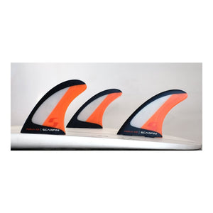 Scarfini Air Thruster Set - Medium (Orange) - Scarfini - Thruster Fins