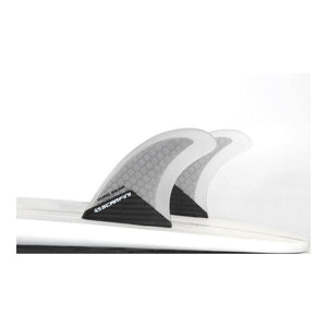Scarfini Carbon Base Quad Rears (Grey) - Scarfini - Quad Fins