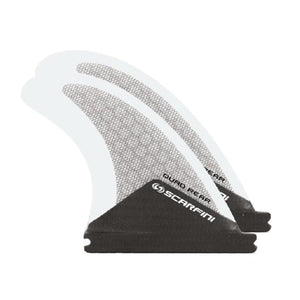 Scarfini Carbon Base Quad Rears (Grey) - Scarfini - Quad Fins