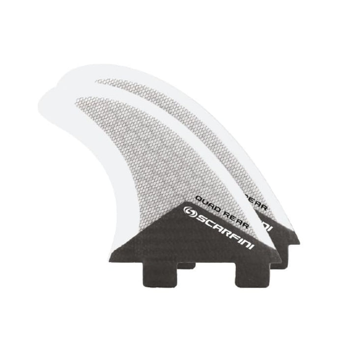 Scarfini Carbon Base Quad Rears (Grey) - Scarfini - Quad Fins