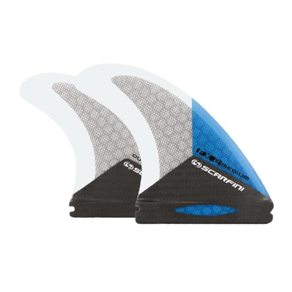 Scarfini Carbon Base Quad Set - Medium (Blue) - Scarfini - Quad Fins