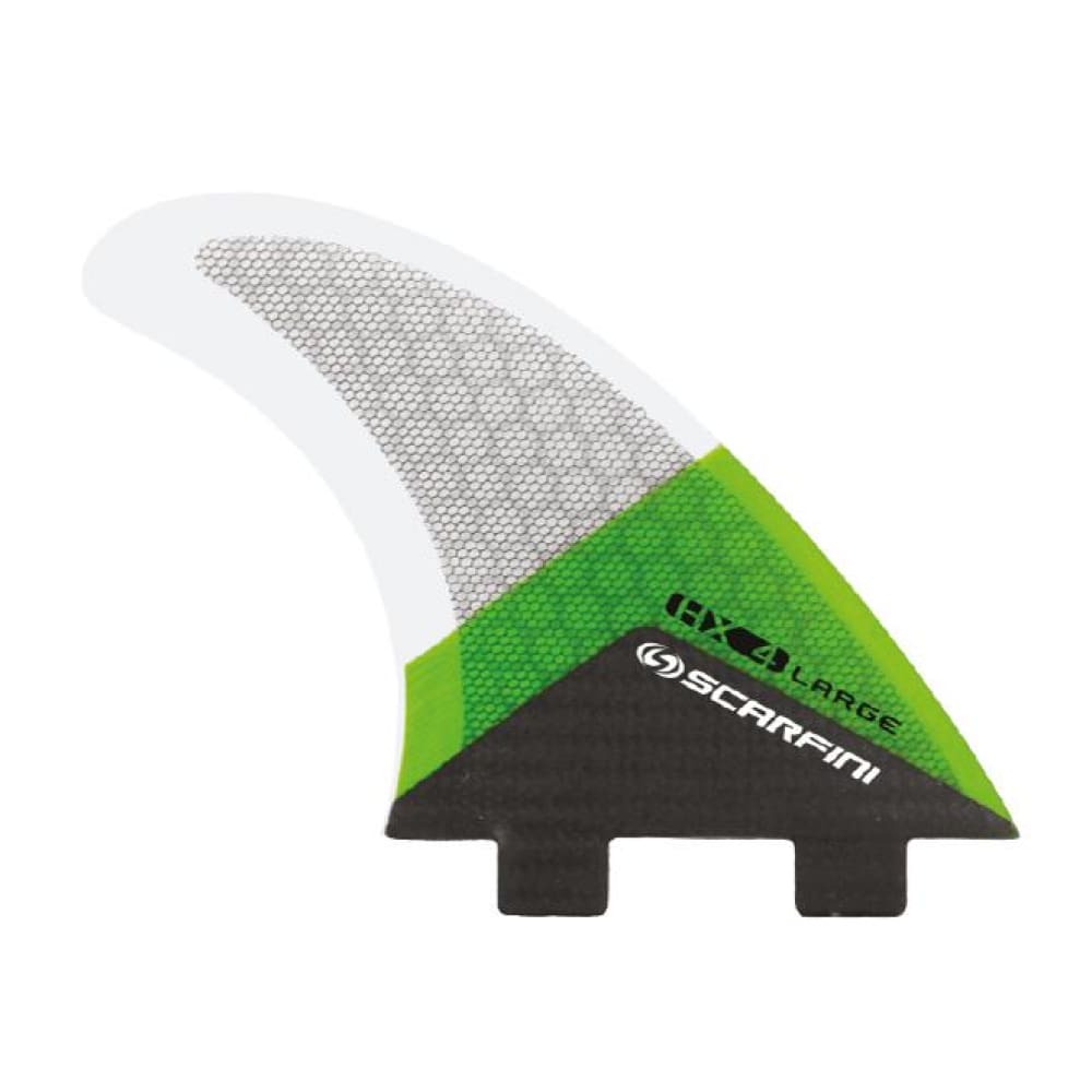 Scarfini Carbon Base Thruster Set - Large (Green) - Scarfini - Thruster Fins